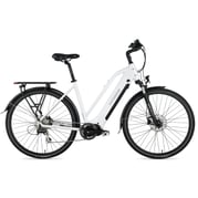 FitNord Ava 500 Elsykkel 2024, hvit (630 Wh batteri/80 Nm)