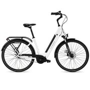 FitNord Classic 500 Elsykkel 2024, hvit (630 Wh batteri/80 Nm) 