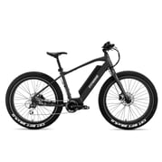 FitNord Rumble 500 Elfatbike 2024, svart (720 Wh batteri/80 Nm) 