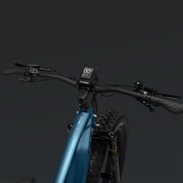 FitNord Rumble 1000 Elfatbike 2024, blå (882 Wh batteri/110 Nm) 