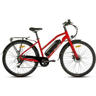 FitNord Ava 200 elsykkel, rød (540 Wh batteri) med ett års ekstra garanti